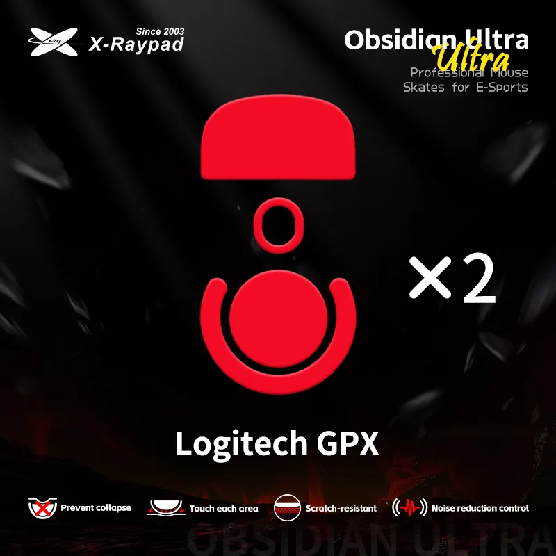 Ślizgacze X-Raypad Obsidian ULTRA Logitech G Pro X Superlight