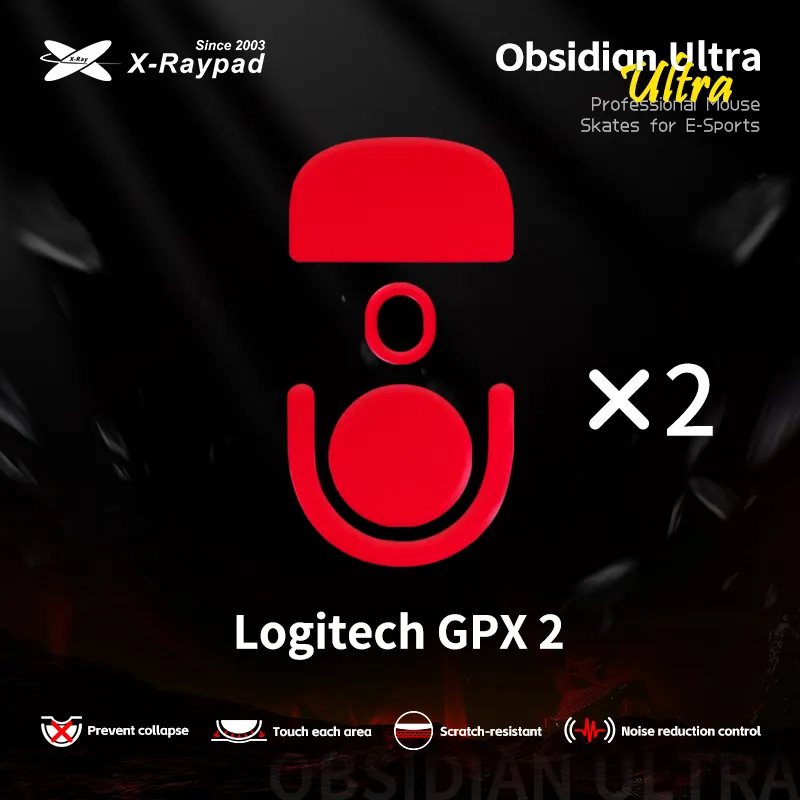 Ślizgacze X-Raypad Obsidian ULTRA Logitech G Pro X Superlight 2/X2 Superstrike